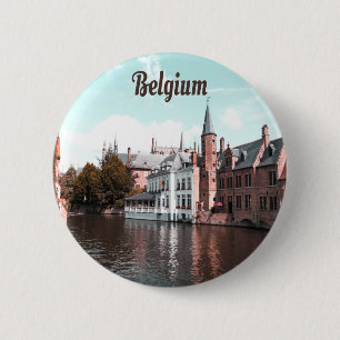 Brussels Kanaal Ronde Button 5,7 Cm