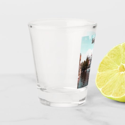 Brussels kanaal shot glas (Links)
