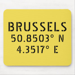 Brussels Latitude Longitude Muismat
