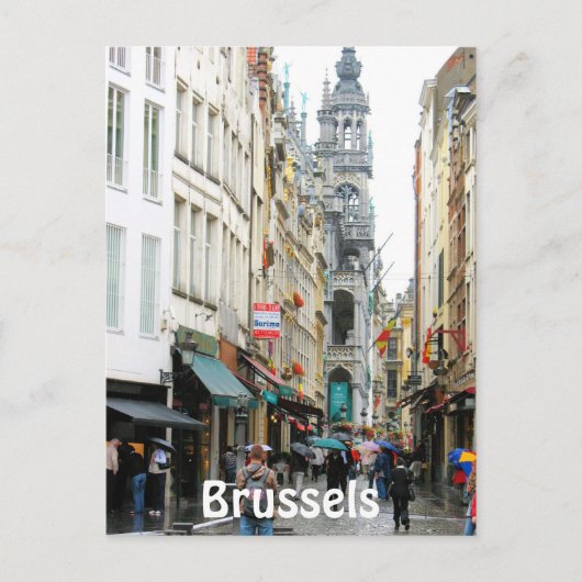 Brussels Market Square Briefkaart (Voorkant)