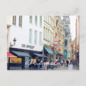 Brussels Market Square in Latijns kwartaal Briefkaart (Voorkant)