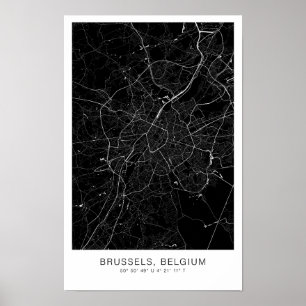 brussels poster minimalistisch scandinavisch