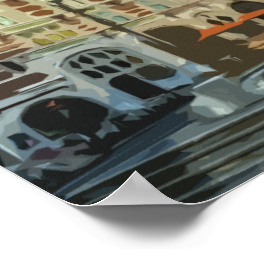 Brussels poster van serie Bezoek... (Hoek)