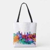 Brussels Skyline Tote Bag (Achterkant)
