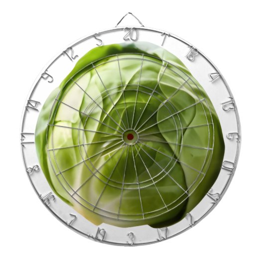 Brussels Sprout Funny Christmas Dartbord (Voorkant)