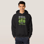 Brussels Sprout Is My Spirit Vegetable Backprint V Hoodie (Voorkant volledig)