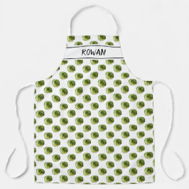 Brussels Sprout Pattern Christmas Personalized Schort