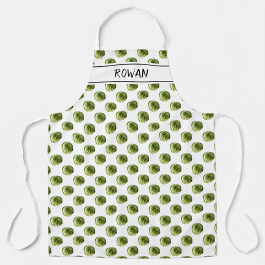 Brussels Sprout Pattern Christmas Personalized Schort (Voorkant)