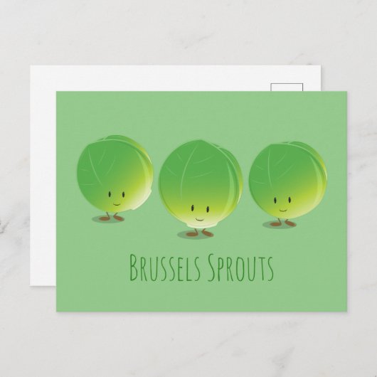 Brussels Sprouts | BRIEFKAART (Voorkant / Achterkant)