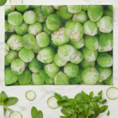 Brussels sprouts cabbage theedoek (Gevouwen)