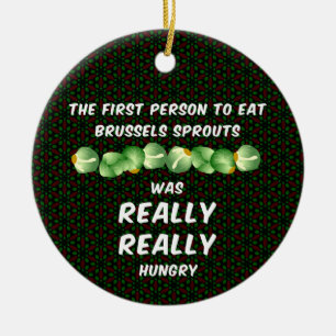 Brussels Sprouts Keramisch Ornament