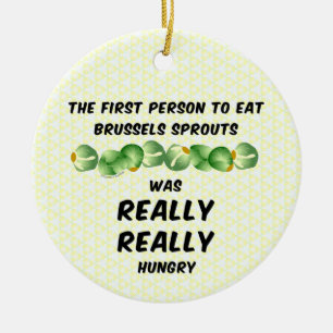 Brussels Sprouts Keramisch Ornament