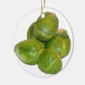 Brussels Sprouts Keramisch Ornament (Links)