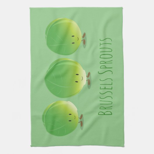 Brussels Sprouts | Keukenhanddoek (Verticaal)