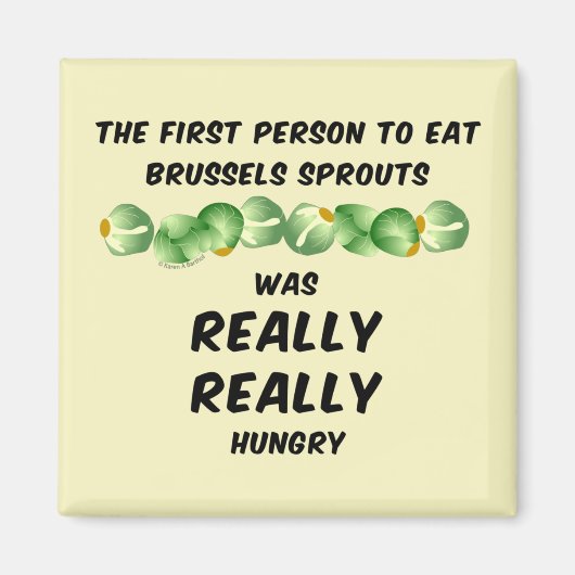 Brussels Sprouts Magneet (Voorkant)