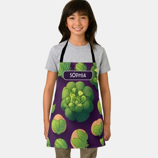 Brussels sprouts Retro Gepersonaliseerd Patroon Schort (Insitu)