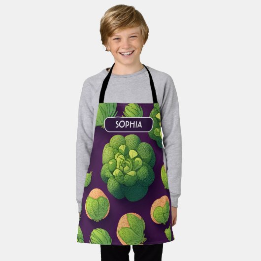 Brussels sprouts Retro Gepersonaliseerd Patroon Schort (Gedragen)