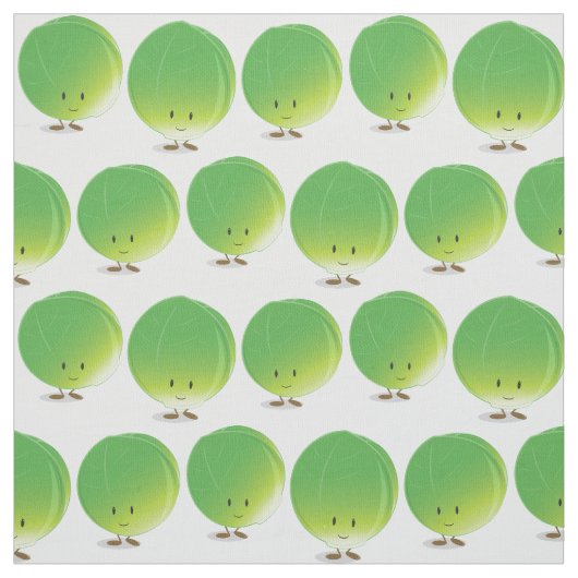 Brussels Sprouts Vegetable Food Stof (Swatch)