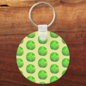 Brussels Sprouts Vegetable Lover Vegetarian Food Sleutelhanger (Voorkant)
