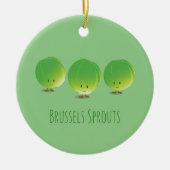 Brussels Sprouts | Versiering Keramisch Ornament (Voorkant)