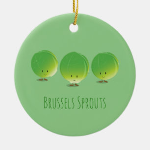 Brussels Sprouts   Versiering Keramisch Ornament