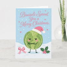 Brussels Spruit Je een Prettig Kerstfeest