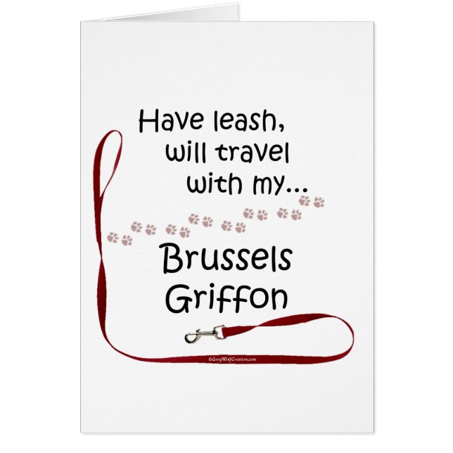 Brussels Travel Leash (Voorkant)