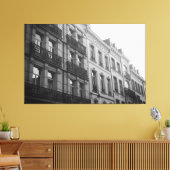 Brusselse architectuur canvas afdruk (Insitu (Woonkamer))