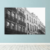 Brusselse architectuur canvas afdruk (Insitu (Houten vloer))