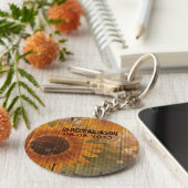 brusselse bruinbruidebruine bruinkoolvis sleutelhanger (Zijkant)