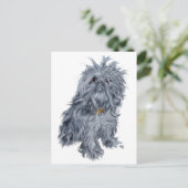 Brusselse Griffon Briefkaart (Staand voorkant)