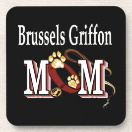 Brusselse Griffon Hond MOM Drankjes Onderzetter
