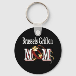 Brusselse Griffon Hond MOM Sleutelhanger