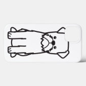 Brusselse Griffon Hondenras Cartoon Case-Mate iPhone Case (Achterkant (horizontaal))
