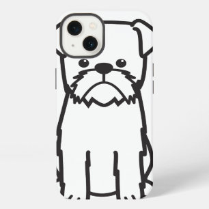 Brusselse Griffon Hondenras Cartoon iPhone 13 Hoesje