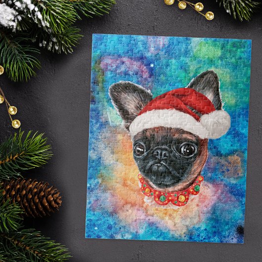 Brusselse Griffon rashond Legpuzzel Kerstmis