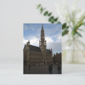 Brusselse stadhuis briefkaart (Staand voorkant)