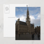 Brusselse stadhuis briefkaart (Voorkant / Achterkant)