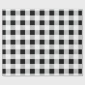 brusselse zwarte witte buffel cadeaupapier (Vlak)