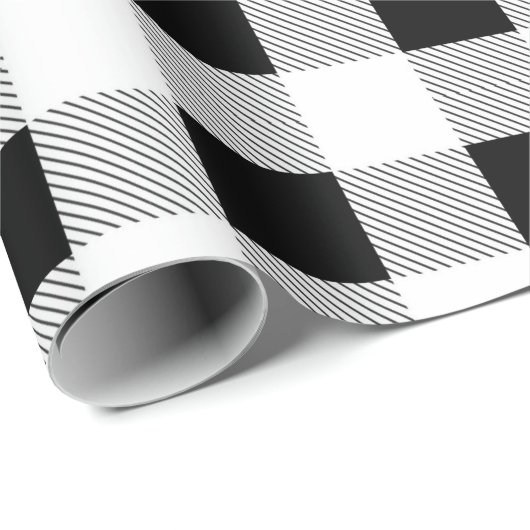 brusselse zwarte witte buffel cadeaupapier (Rol Hoek)