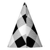 brusselse zwarte witte buffel feesthoedjes (Achterkant)