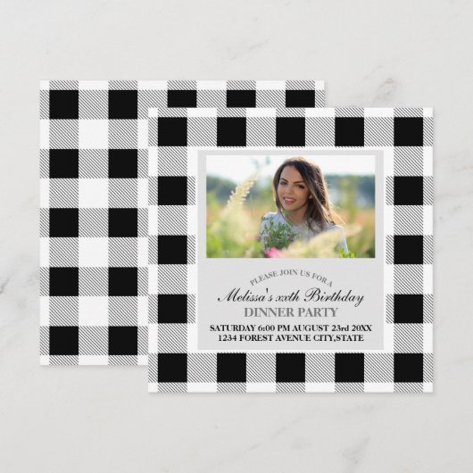 brusselse zwarte witte buffel kaart (Voorkant / Achterkant)