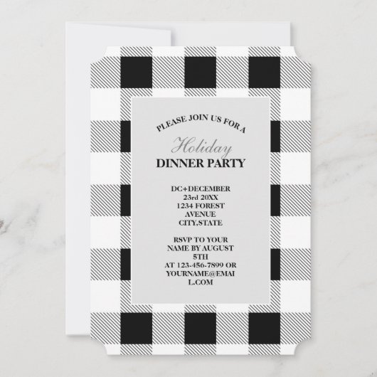 brusselse zwarte witte buffel kaart (Voorkant)