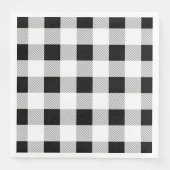 brusselse zwarte witte buffel servet (Voorkant)