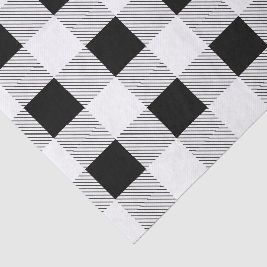 brusselse zwarte witte buffel tissuepapier (Detail)