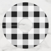 brusselse zwarte witte buffel wijnglaslabel (Voorkant)