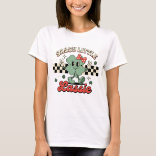 Bruta Kleine Meisje St. Patrick's Dag Saint Pattys T-shirt