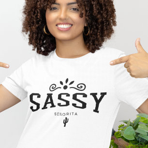 Bruta Señorita Tiener Sarcasme Latina Quinceañera T-shirt