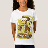Brutaal Aapje in Jungle T-Shirt (Voorkant)