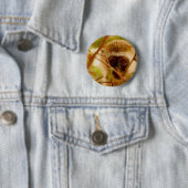 Brutaal Aapje. Ronde Button 5,7 Cm (In situ)